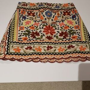 AKIRA mini skirt with embroidery